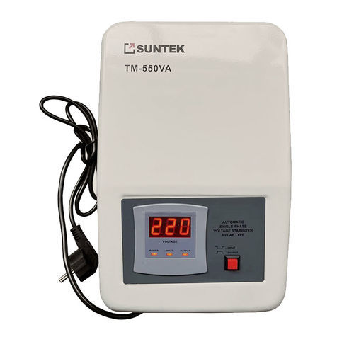 Single-phase voltage stabilizer - SUNTEK TM-550VA - Electrosheriff - automatic