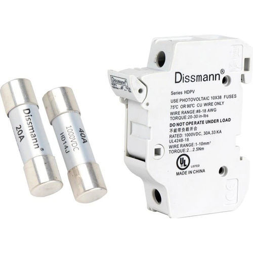 Fuse for photovoltaic applications - HD10 series - Shenzhen Deer Electronic Co.,Ltd. - cylindrical / fast-acting / Class aR