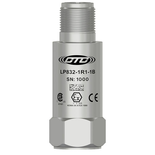 Eddy current vibration sensor - LP832 - CTC - with temperature measurement