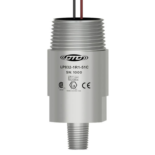 Eddy current vibration sensor - LP832-XXX-5XC - CTC - for machine monitoring / with temperature measurement