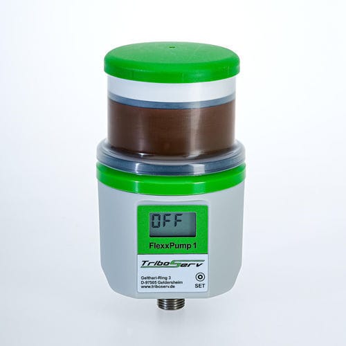 Single-point lubricator - FlexxPump1 series - TRIBOSERV - electromechanical / automatic / progressive
