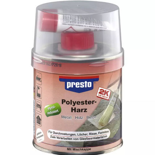 Polyester resin - presto - European Aerosols GmbH - for wood / water-resistant
