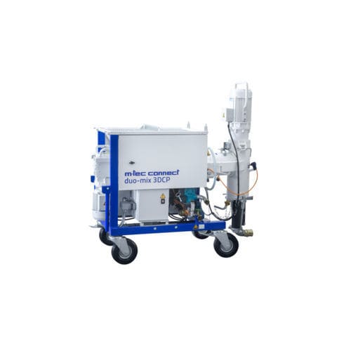 Mortar pump - DUO-MIX 3DCP+ - M-TEC Mathis Technik - electric / mobile / industrial
