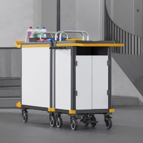 Cleaning trolley - EQUIPE - Vermop Salmon GmbH - container / waste / ergonomic