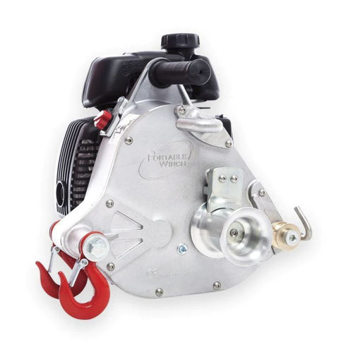 Pulling capstan winch PCW5000 PORTABLE WINCH CO. with combustion