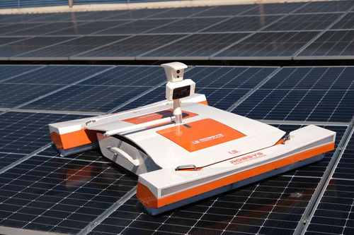 Solar panel cleaning robot - Robsys Europe GmbH - dry cleaning / wet cleaning / mobile