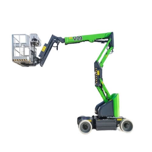 Wheeled articulated boom lift - Zhengzhou Yugong Construction Machinery Co., Ltd. - wheel-mounted / mobile / self-propelled