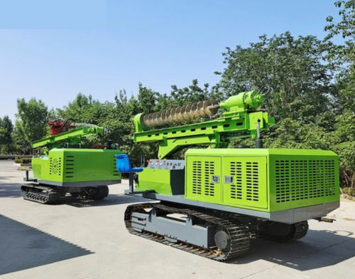 Hydraulic pile driver - Zhengzhou Yugong Construction Machinery Co., Ltd. - for photovoltaic applications / with H-beam clamp