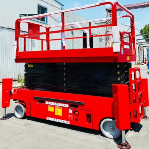 Wheeled scissor lift - YG series - Zhengzhou Yugong Construction Machinery Co., Ltd. - mobile / self-propelled / electric