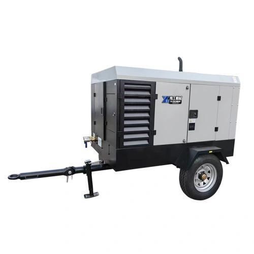 Screw compressor - YGY series - Zhengzhou Yugong Construction Machinery Co., Ltd. - air / stationary / portable