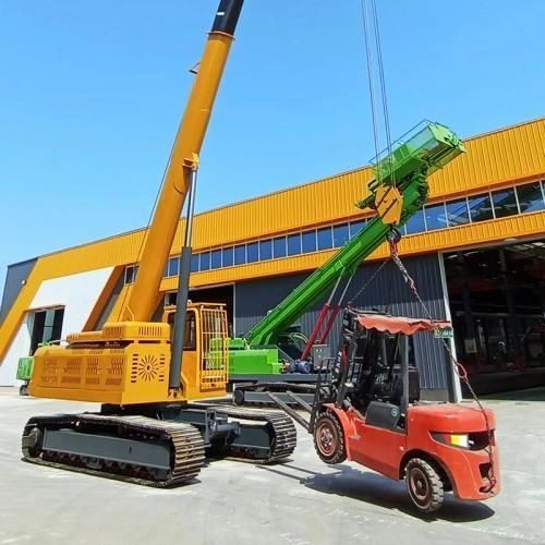 Crawler mini crane - YG series - Zhengzhou Yugong Construction Machinery Co., Ltd. - telescopic / building / indoor/outdoor