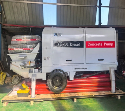 Mobile concrete pump - YG series - Zhengzhou Yugong Construction Machinery Co., Ltd. - indoor / outdoor / for construction
