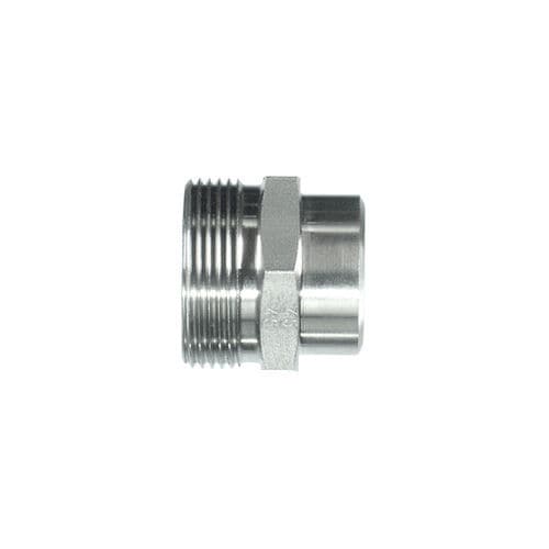 Pipe hydraulic adapter - Rubrik 5.4  - PH Industrie-Hydraulik GmbH & Co. KG - threaded / stainless steel / straight