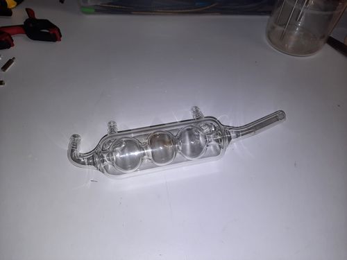 Glass condenser - JFermi Biotechnology Kft. - cooled