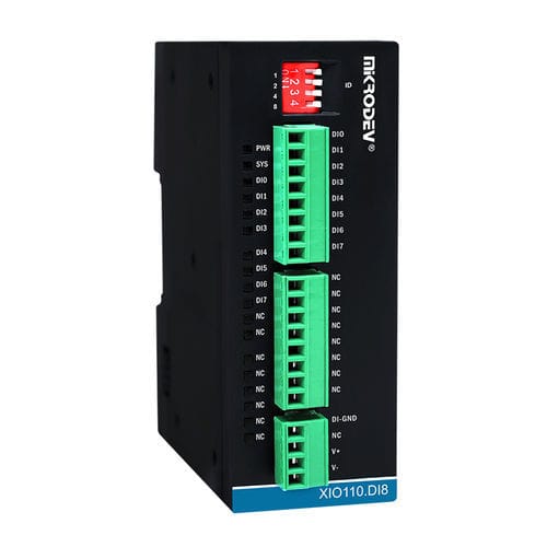 I/O expansion module - XIO110-E0N-GD6-B2000 - Mikrodev - industrial / CAN Bus / DIN rail