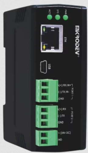 Protocol converter - MDC100-E1N-GC2-B0008 - Mikrodev - Ethernet / RS-232 / RS-485