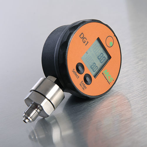 Heavy duty pressure gauge - DG  - Oleotec S.r.l. - digital / threaded / IP65