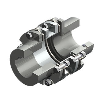 Disc coupling - 314  - Maschinenfabrik Mönninghoff GmbH & Co. KG - double / stainless steel / shaft