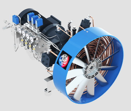 Piston compressor - SVD 700/350 He - J.A. Becker & Söhne GmbH & Co. KG - helium / electrically-powered / stationary