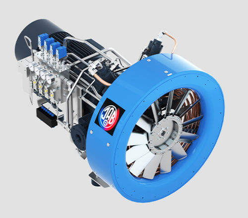 Piston compressor - SVB 1100/350 He - J.A. Becker & Söhne GmbH & Co. KG - air / electrically-powered / stationary