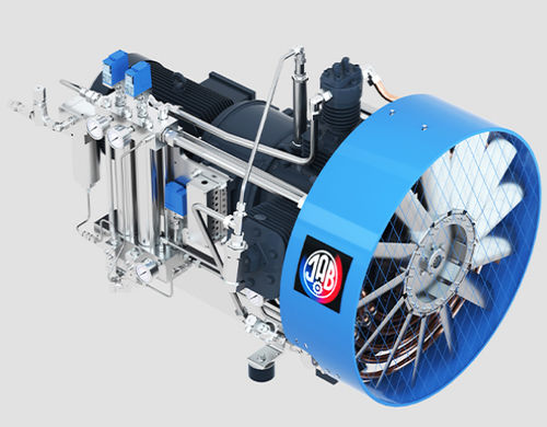 Piston compressor - SV 1101/80 He - J.A. Becker & Söhne GmbH & Co. KG - helium / electrically-powered / stationary