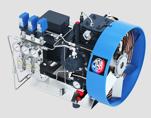 Piston compressor - V 215/300 NG4 - J.A. Becker & Söhne GmbH & Co. KG - natural gas / electrically-powered / stationary
