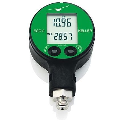 Digital pressure gauge - ECO 2 - Italmanometri S.r.l - brass / IP65 / ATEX