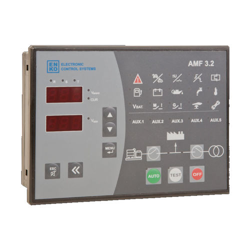 Automatic genset controller - AMF 3.2 - ENKO Elektronik Kontrol Sistemleri San. ve Tic. Ltd. Sti. - automatic mains failure / three-phase