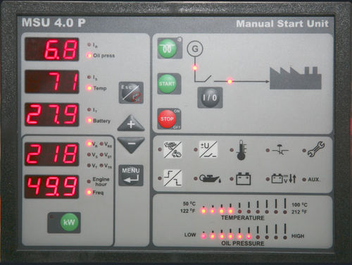 Automatic genset controller - MSU 4.0 - ENKO Elektronik Kontrol Sistemleri San. ve Tic. Ltd. Sti. - manual