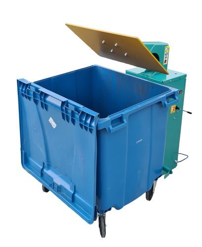 Mixed waste compactor - 1100 LTR - MACFAB BALERS - stationary / for waste bin