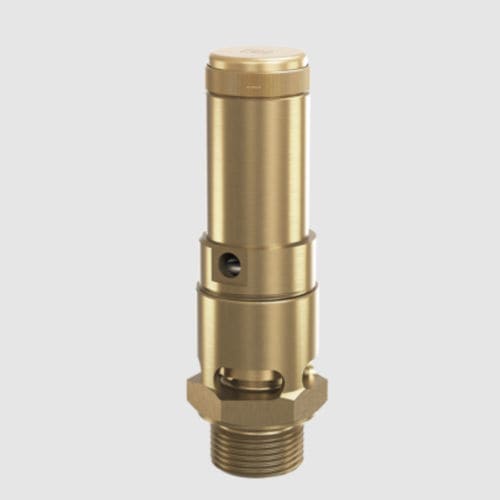 Compressed air safety valve 810 Goetze KG Armaturen for gas / for tank / brass