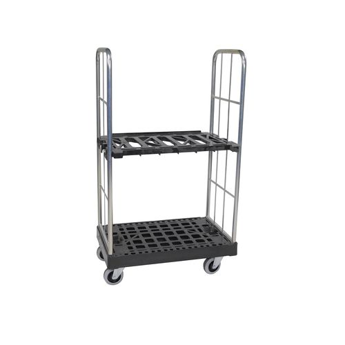 Multipurpose roll cage container - KB2Z9005970CS751A4 - ESB Engineering-System-Bau GmbH - shelf / with plastic base
