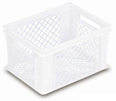 Perforated plate crate - FP-EU series - FACH-PAK - HDPE / storage / stacking