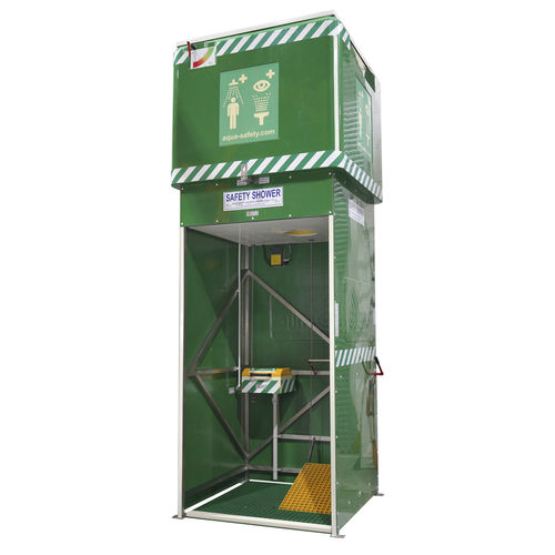 Floor-standing safety shower - TS1500 - Aqua Safety Showers Internatioanl