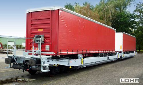 Special carrier - UIC series - Lohr - for containers
