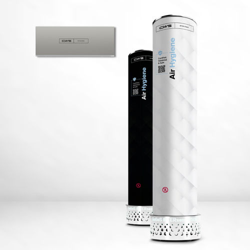 Floor-standing air purifier - CWS INTERsens® series - CWS - filter / activated carbon / UV-C