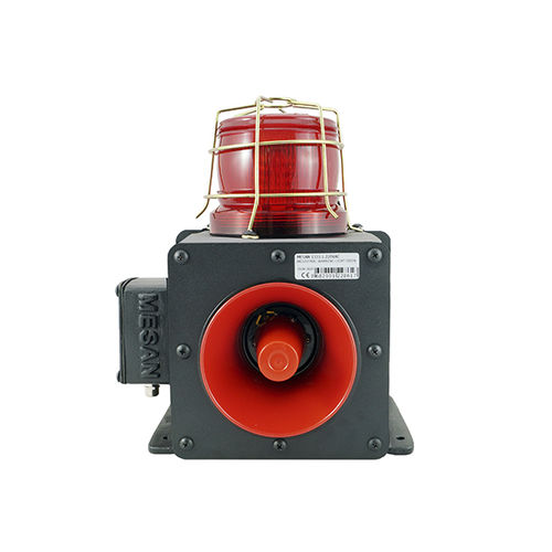 Siren with LED beacon MS 1333 MESAN ELEKTRIK MÜM. SAN. A.Ş. heavyduty / IP66 / powerful