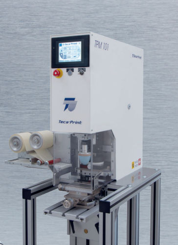 Monochrome pad printing machine - TPM 101 - Teca-print - for the printing industry / with touchscreen / compact