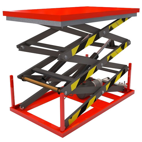 Stationary scissor lift - EBOST - hydraulic