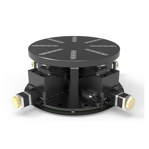 Stage with parallel kinematics - E-QPF - NATSU PRECISION TRADE LIMITED - rotary / motorized / electromagnetically-driven