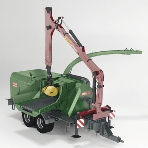 Trailer-mount wood chipper - HEM 583 DQ - JENZ GmbH Maschinen- und Fahrzeugbau