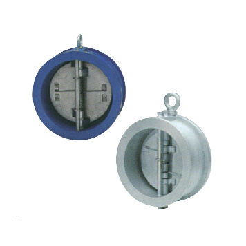 Dual plate check valve - DI NICOLA INFINAM - for water / DIN / wafer
