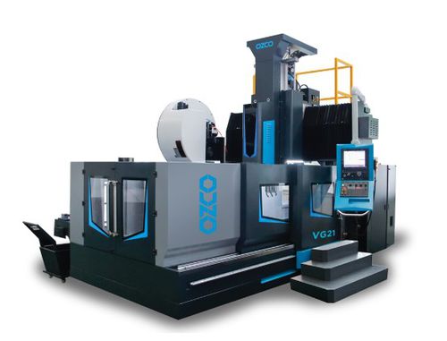 3-axis CNC machining center - VG21  - Ozco Metalworking Machines - vertical / double-column / rotating table