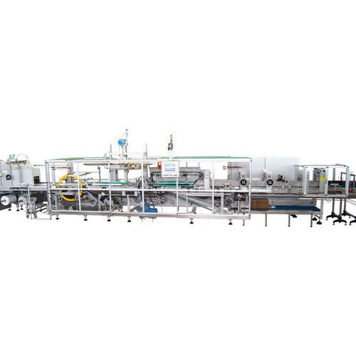 Heat-shrink film tray packer sleeve wrapping machine - LFT - Zambelli S.r.l. - automatic / for cans / for bottle packs