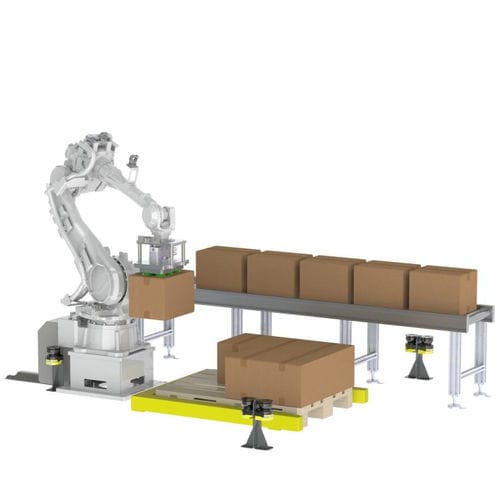 Robotic depalletizing cell - DP - Goldfuss engineering GmbH
