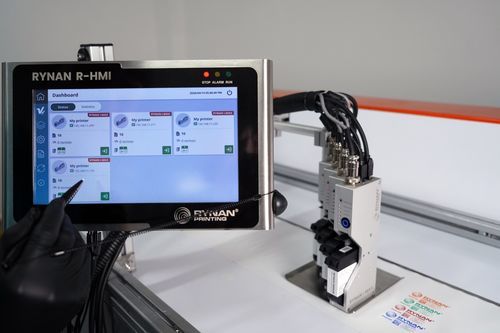 Thermal inkjet marking and coding device - i-TIJ - RYNAN Technologies Pte Ltd - for cardboard boxes / for continuous production lines / for labels
