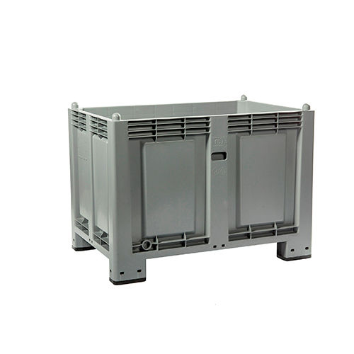 PP pallet box - 600 PLUS - Interbox S.A. - for food applications / large / 4-wheel