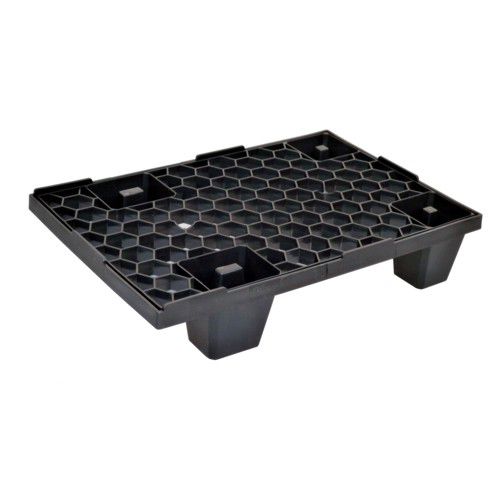 Medium load pallet - My-A series - Interbox S.A. - recycled plastic / Euro / nestable