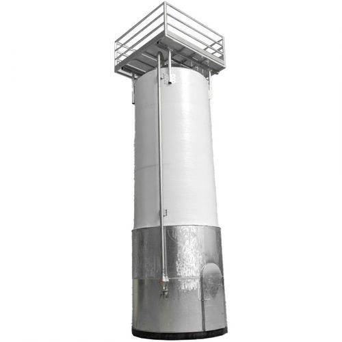 Industrial silo - SIAG series - Intech Srl - transport / galvanised steel / polyester