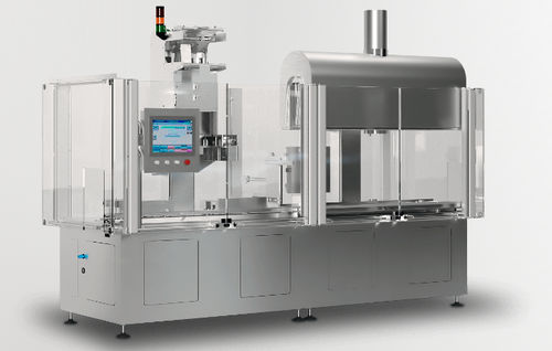 Bottle labelling machine - Combisteam® FB80 -70 - Sleever International SASU - can / side / top